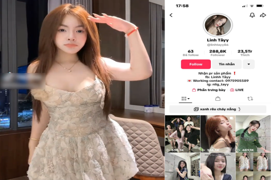 sex toy to Lộ clip sex em tiktoker Linh Tây